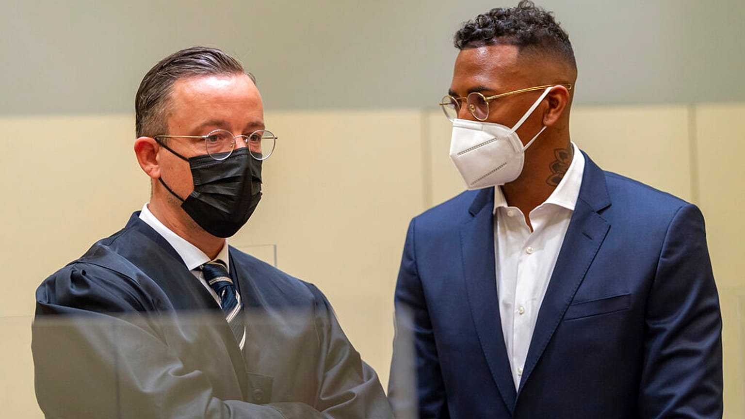 Jerome Boateng am 9. September vor dem Münchner Amtsgericht