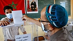 8 Eylül 2021'de gerçekleşen Fas genel seçimlerinden bir kare.