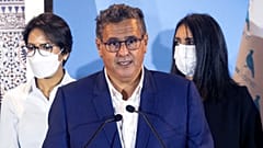 رئيس حزب التجمع الوطني للأحرار عزيز أخنوش 