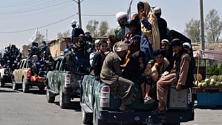 مقاتلو طالبان في قندهار.