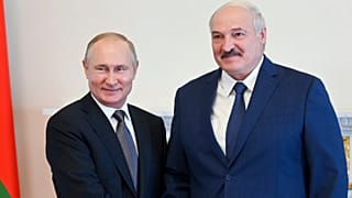 Владимир Путин и Александр Лукашенко