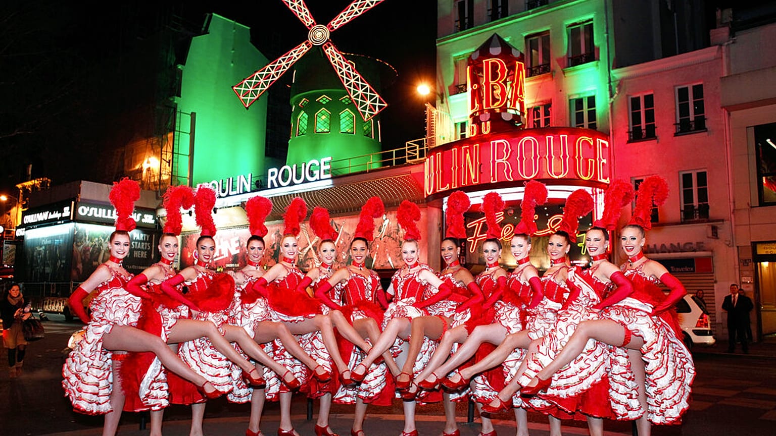 Les danseuses du Moulin Rouge