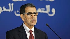 رئيس الوزراء المغربي سعد الدين العثماني يعقد مؤتمرا صحفيا مع نظيره الفرنسي إدوار فيليب في الرباط، المغرب، الخميس 16 نوفمبر 2017.
