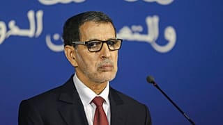 رئيس الوزراء المغربي سعد الدين العثماني يعقد مؤتمرا صحفيا مع نظيره الفرنسي إدوار فيليب في الرباط، المغرب، الخميس 16 نوفمبر 2017.