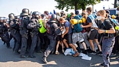 Proteste gegen die IAA in München