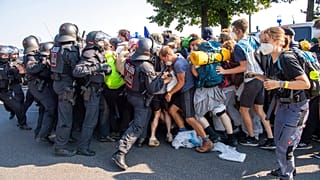 Proteste gegen die IAA in München