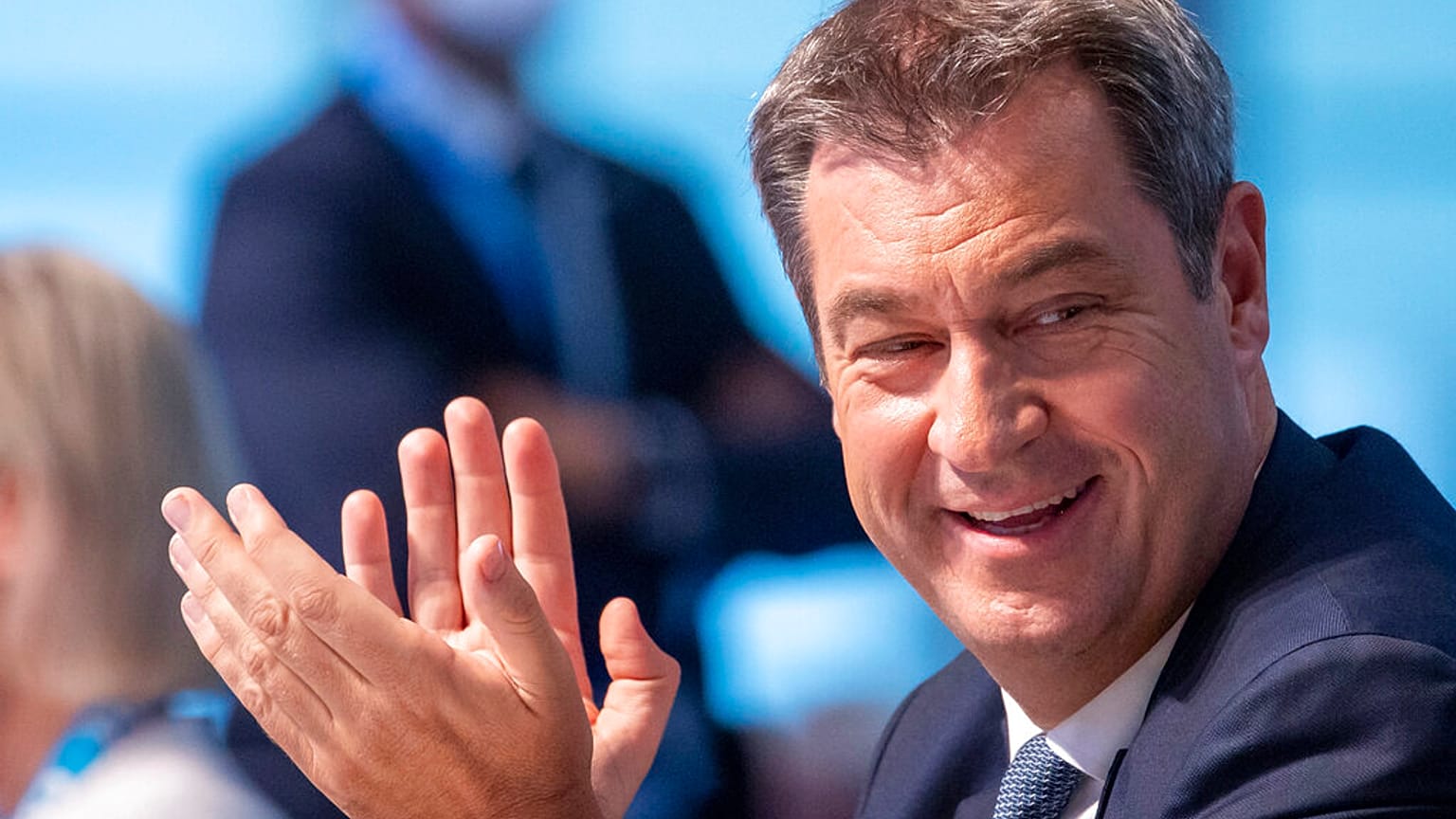 Markus Söder ist auf dem Parteitag der CSU als Vorsitzender im Amt bestätigt worden