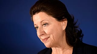 Agnes Buzyn delivers a speech at her Paris mayoral campaign headquarters in Paris, March 15 2020. 