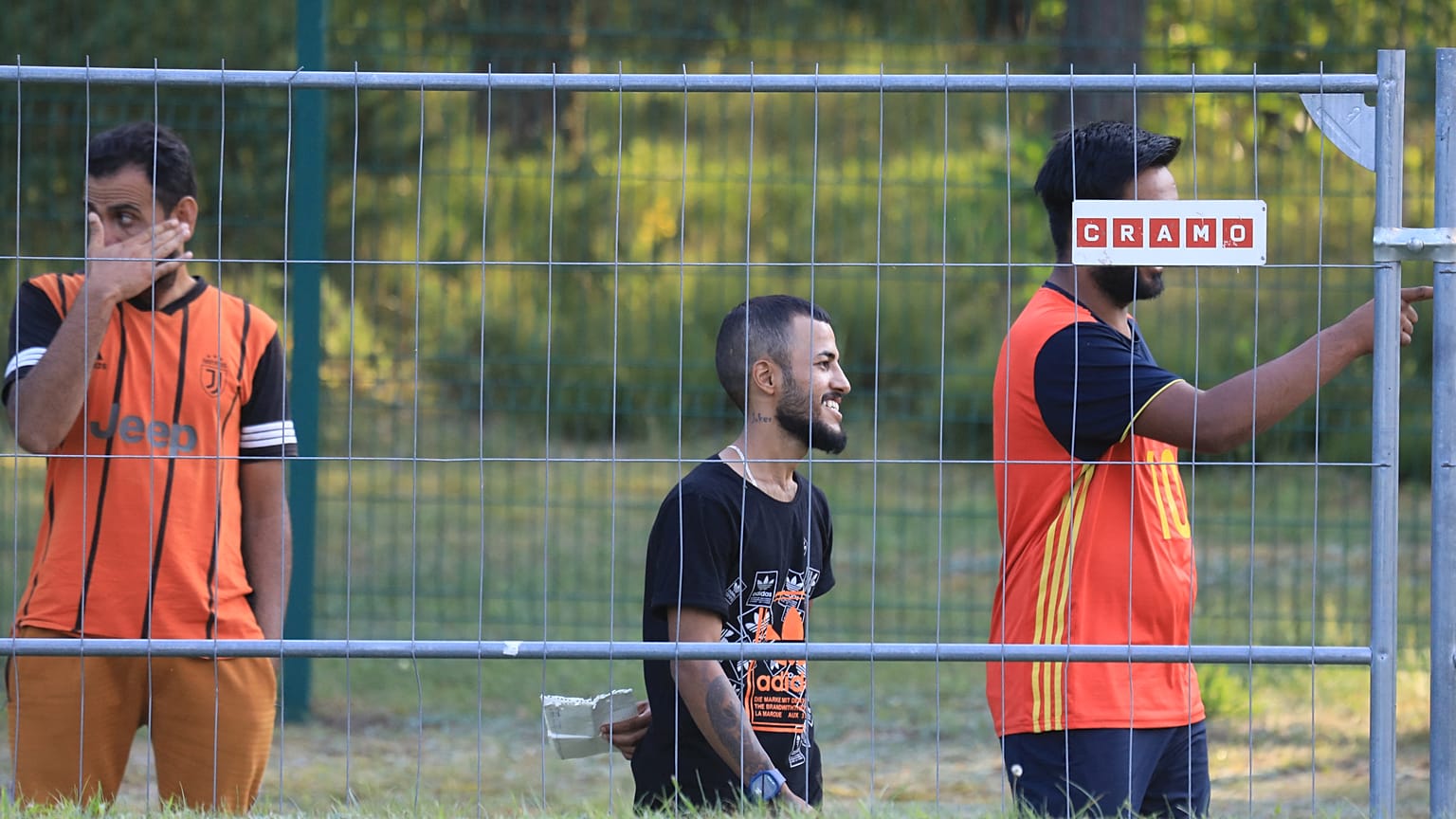 Migrants near Lithuanian border