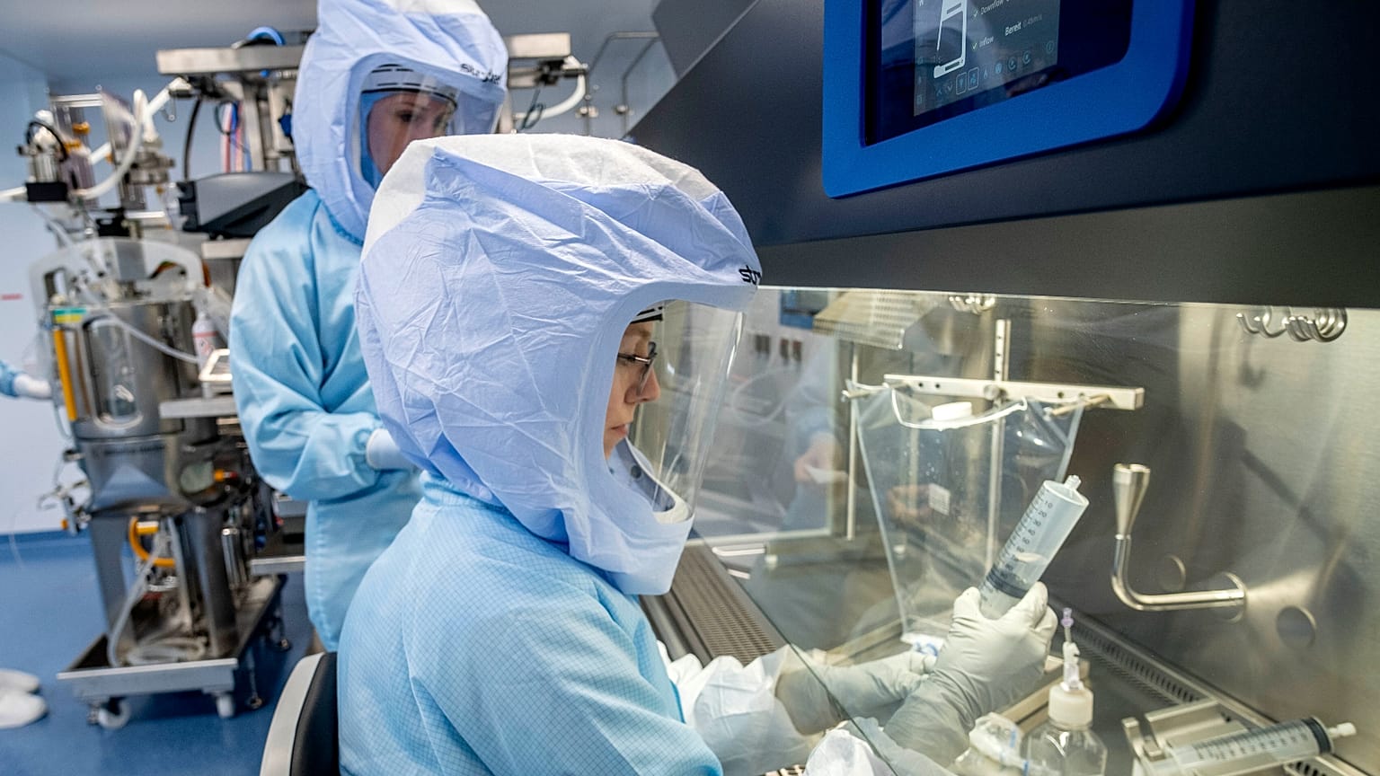 BioNTech'in almanya'nın Marburg kentindeki Covid-19 aşısının üretim merkezi