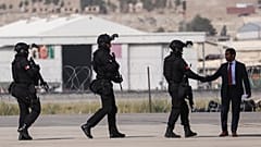 Les forces spéciales du Qatar à leur arrivée à l'aéroport de Kaboul, Afghanistan, 12 septembre 2021