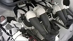 SpaceX'in ürettiği dragon kapsülüne binen 4 yolcu. 