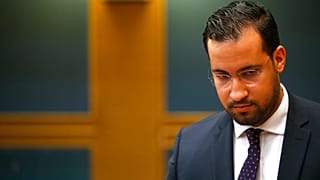 Alexandre Benalla lors de son audition devant une commission parlementaire, Paris (France), le 19/09/2019