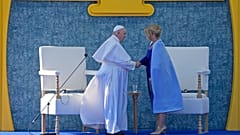 Ferenc pápa Zuzanna Caputová szlovák államfővel