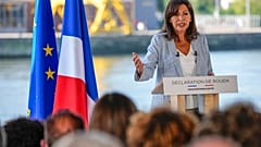 La alcaldesa de París y candidata a la presidencia de Francia, Anne Hidalgo
