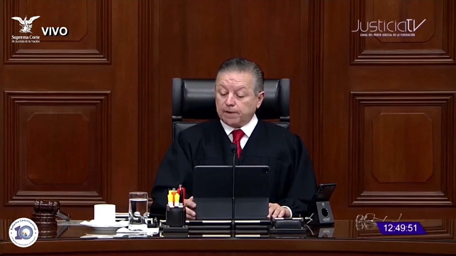 Arturo Zaldívar, presidente de la Corte Suprema de México