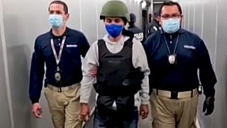 El exguerrillero del ELN Luis Jhon Castro Ramírez, alias el Zarco, a su llegada a Bogotá (Colombia) 