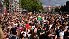 Hollanda'da 11 Eylül'de yapılan kısıtlama karşıtı protesto 