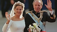 Spain's former King Juan Carlos I pictured alongside Princess Cristina in October 1997.