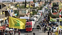  ناقلات محملة بالوقود الإيراني تصل إلى مدينة العين في الهرمل شرق سهل البقاع اللبناني-  16 أيلول 2021