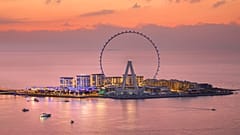 Ain Dubai at Sunset
