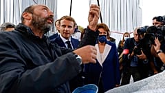  Vladimir Yavachev, neveu de Christo, Emmanuel Macron et Roselyne Bachelot