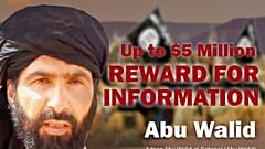 Imagen de la busca y captura, con recompensa por Adnan Abu Walid al Sahraoui