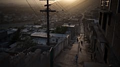 Afganistan'ın başkenti Kabil'de bir mahalle 