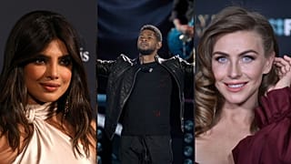 Pictures of the three hosts, Priyanka Chopra, Usher, and Julianne Hough.