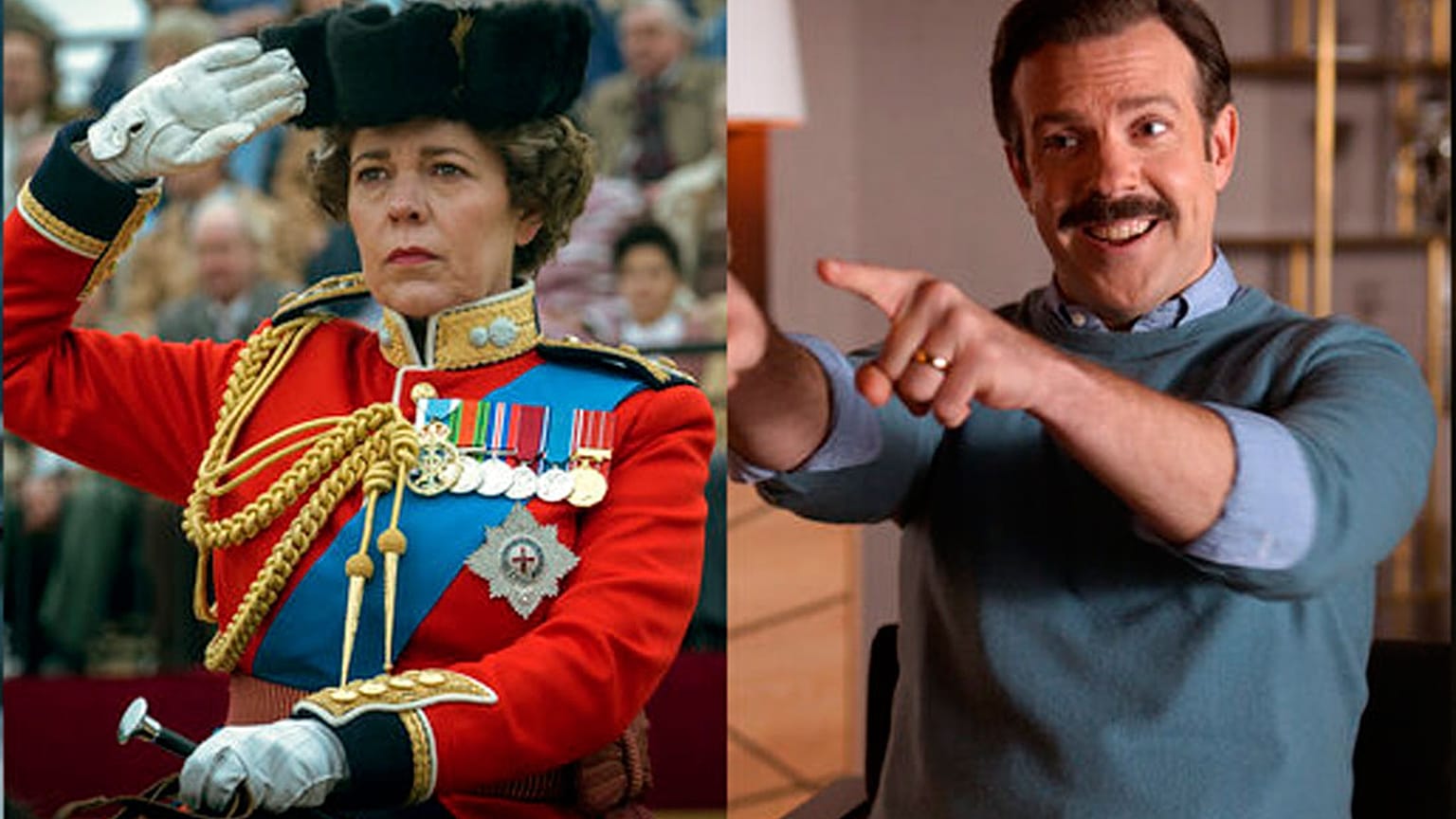 A két esélyes: a Korona és a Ted Lasso
