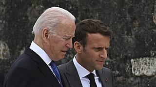 Joe Biden és Emmanuel Macron 2021 nyarán (illusztráció)