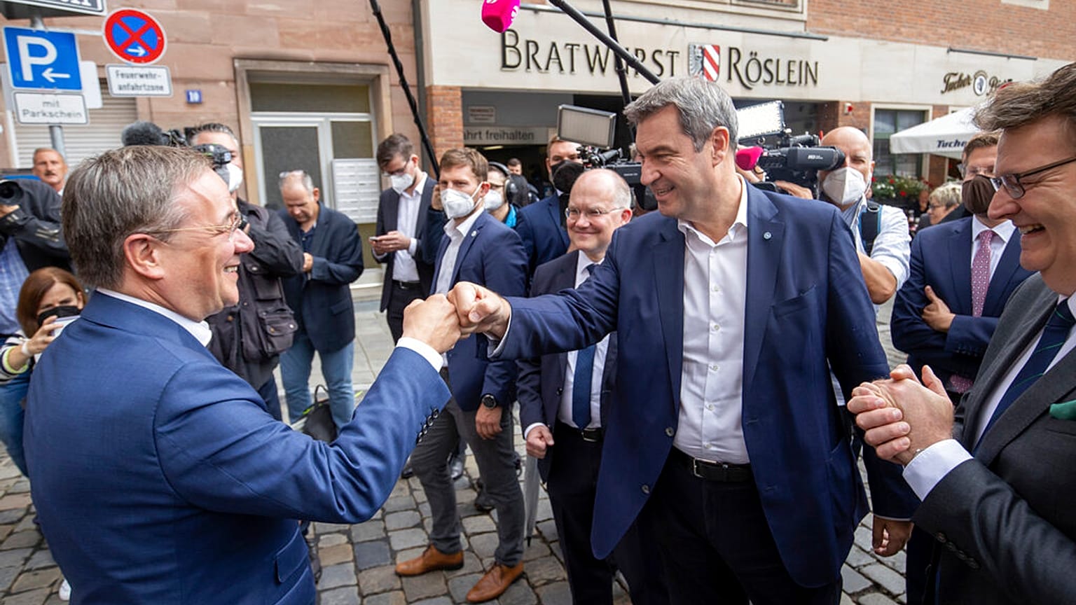 Armin Laschet und Markus Söder in Bayern