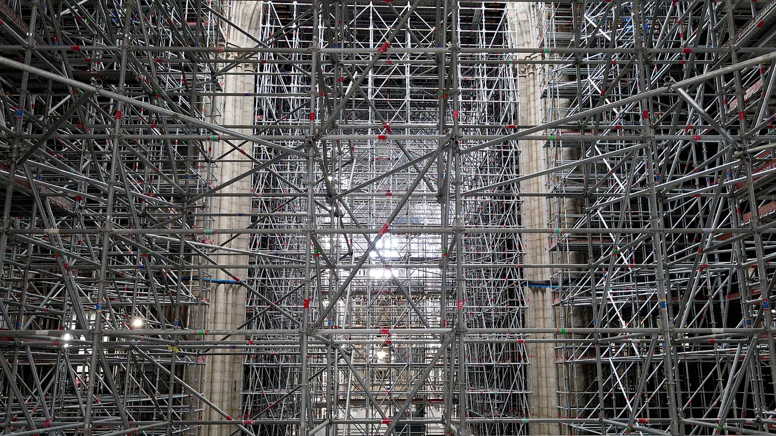Trabalhos de estabilização terminam na Catedral de Notre-Dame