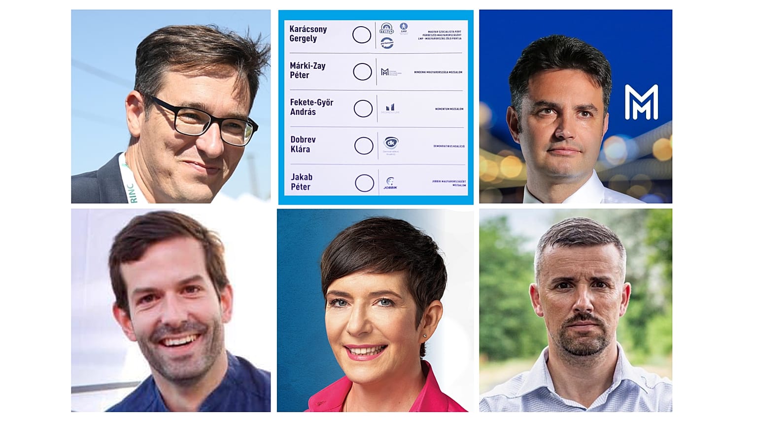 Az ellenzéki előválasztás miniszterelnökjelölt-aspiránsai és a szavazólap