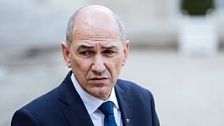 Janez Janša Párizsban, 2021 áprilisában
