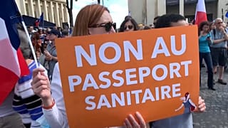 Protestas en Europa contra el pase sanitario y la vacunación obligatoria
