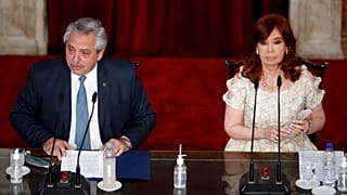 El presidente argentino, Alberto Fernández, y su vicepresidenta, Cristina Fernández de Kirchner