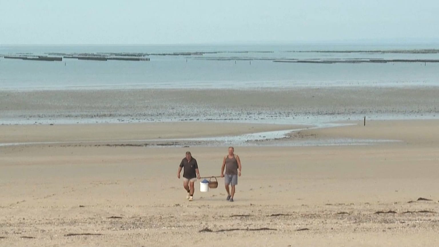 Pescadores franceses em protesto