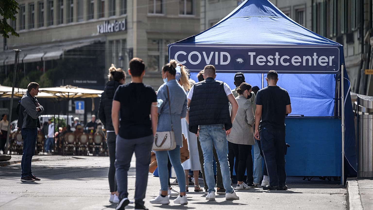 Testzentrum in Bern