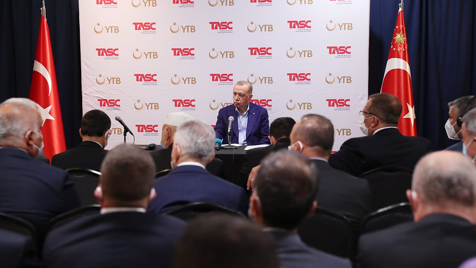 Erdoğan (TASC) tarafından düzenlenen "Daha Adil bir Dünya" adlı konferansında konuşma yaptı