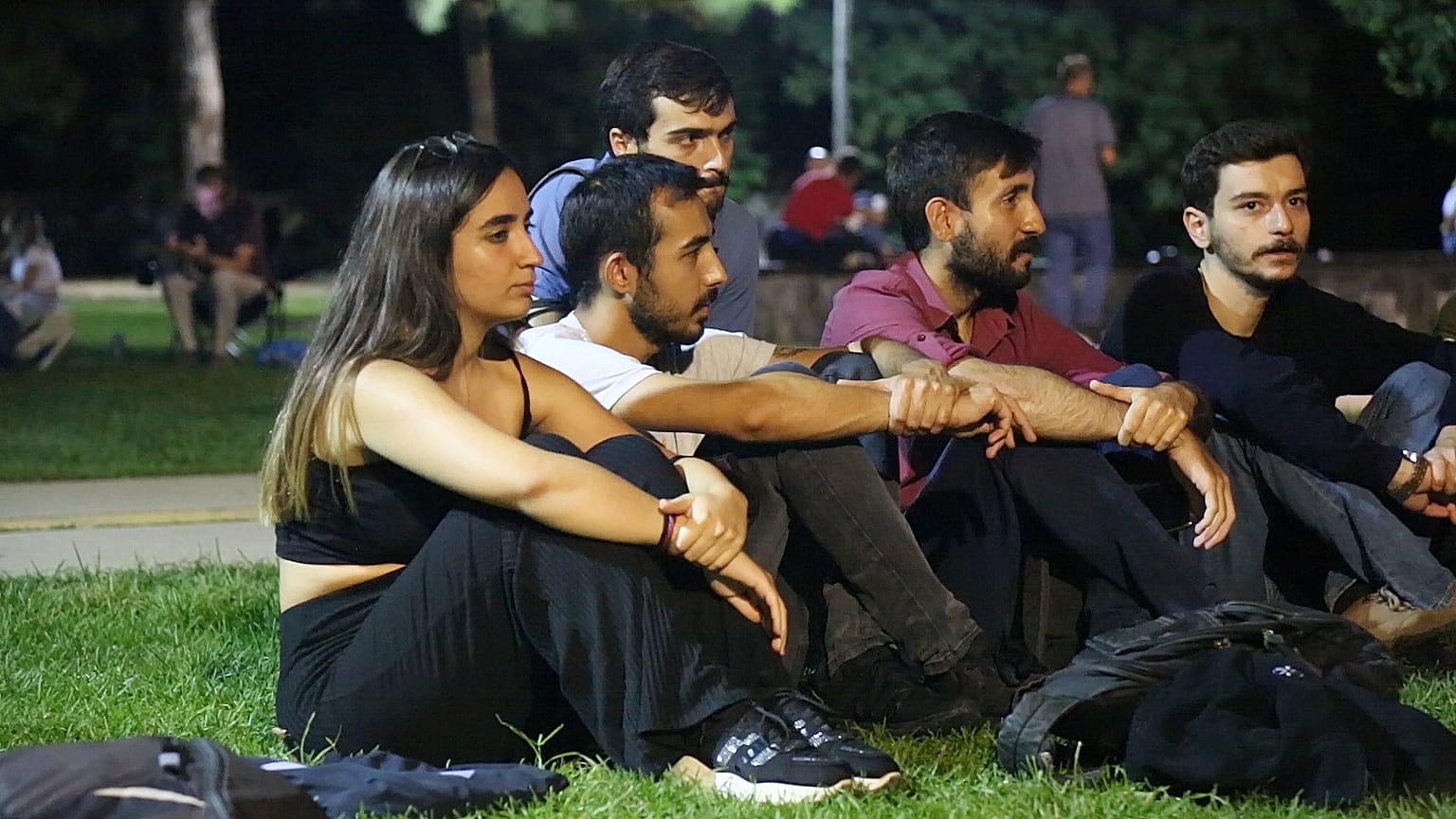 Yurtsuzlar Hareketi Moda Sahil’de yüksek kiralara karşı nöbette