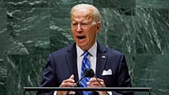 Presidente dos EUA durante o discurso na AG das Nações Unidas