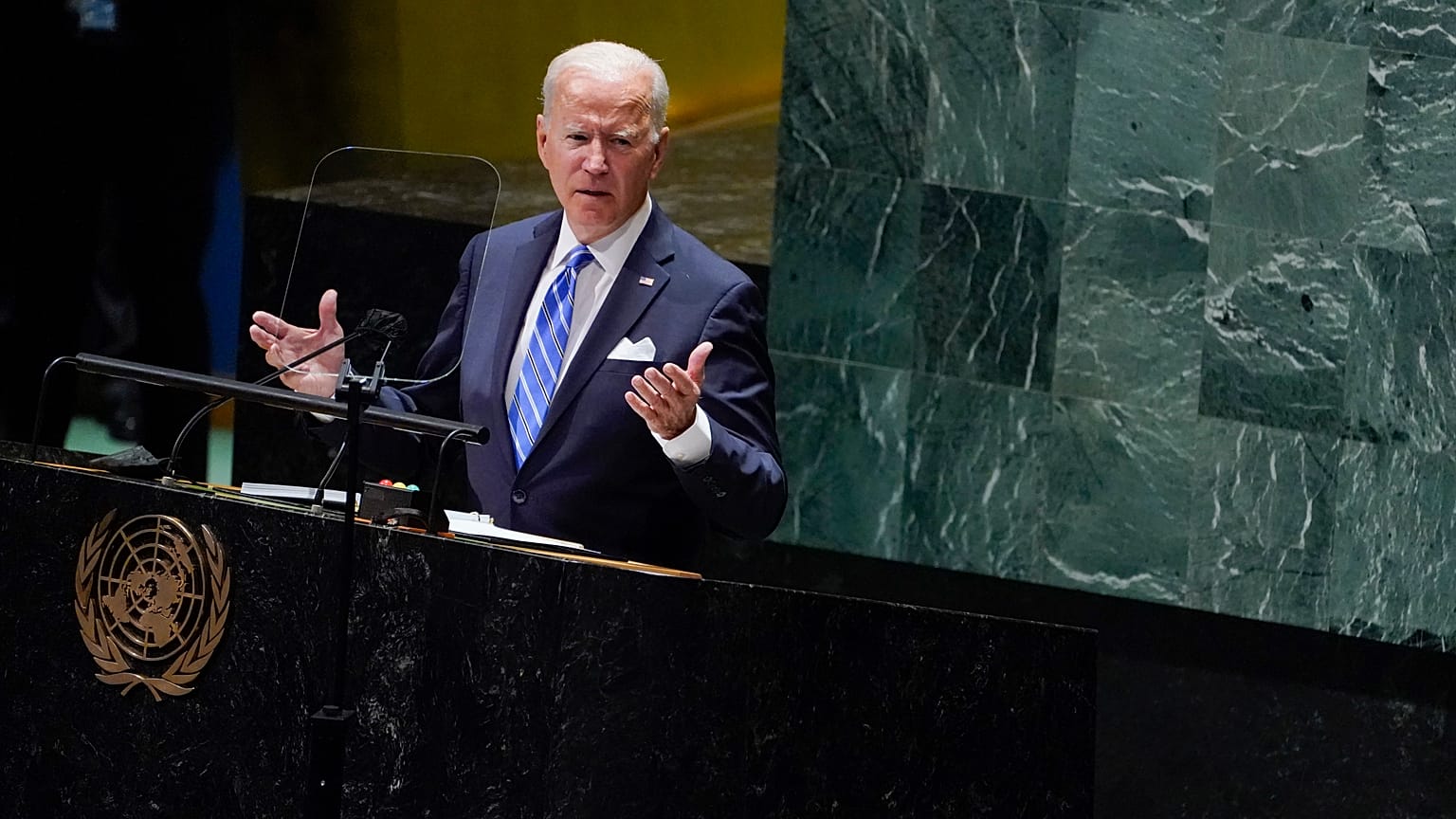 Joe Biden während seiner Rede