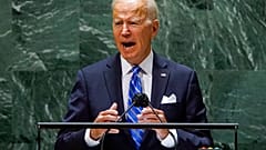 Joe Biden durante su discurso ante la Asamblea General de la ONU