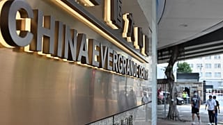 Archive : un des sièges du groupe immobilier chinois Evergrande - Hong Kong, le 15/09/2021