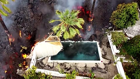 Canary Islands volcano