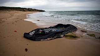 In this Thursday, June 28, 2018 file photo, a rubber dinghy used by Moroccan migrants is seen near Tarifa, in the south of Spain.