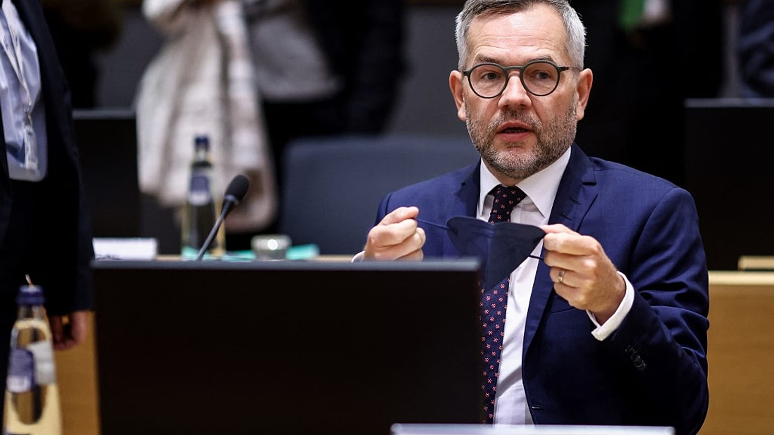 Michael Roth, secrétaire d'Etat allemand aux Affaires européennes - Bruxelles, le 21/09/2021