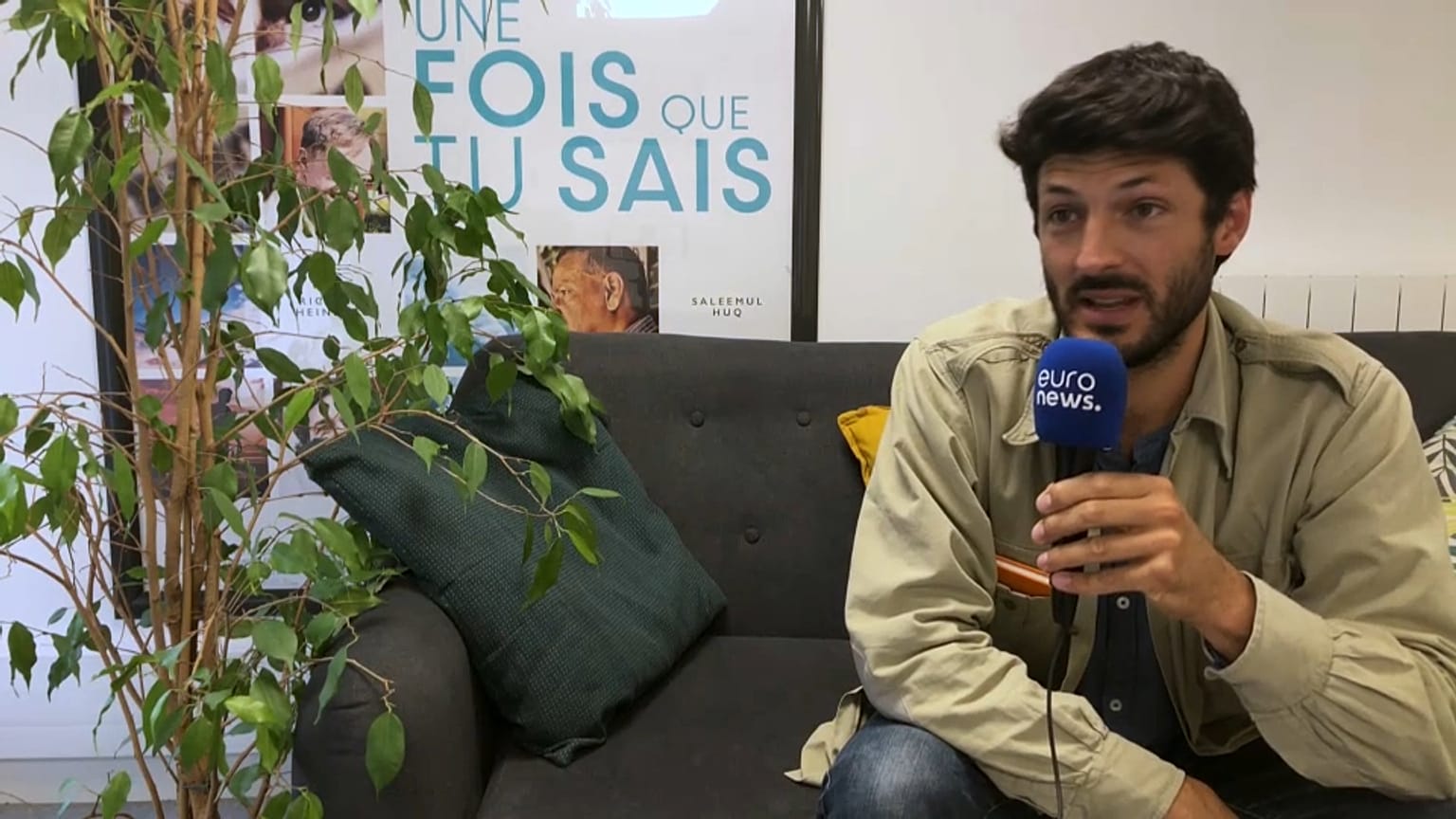 Emmanuel Cappellin durante l'intervista. 
