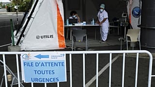 L'entrée de l'hôpital de Dumbea (Nouvelle-Calédonie, France), le 7 septembre dernier